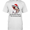 Shark Santa Light Oh Christmas Shart Oh Christmas Shark T-Shirt
