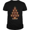 Shiba Inu Dog Xmas Tree Lighting Christmas Tree Shirt