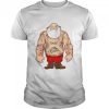 Shirtless Santa Covered In Tattoos For Christmas Mens shirt