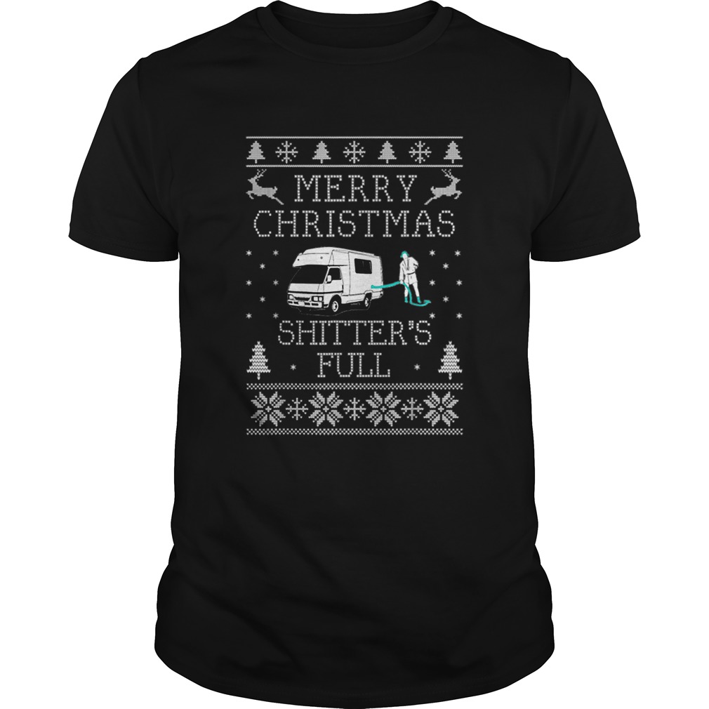 Shitters full funny Merry Christmas ugly shirt Shitters full funny Merry Christmas ugly shirt
