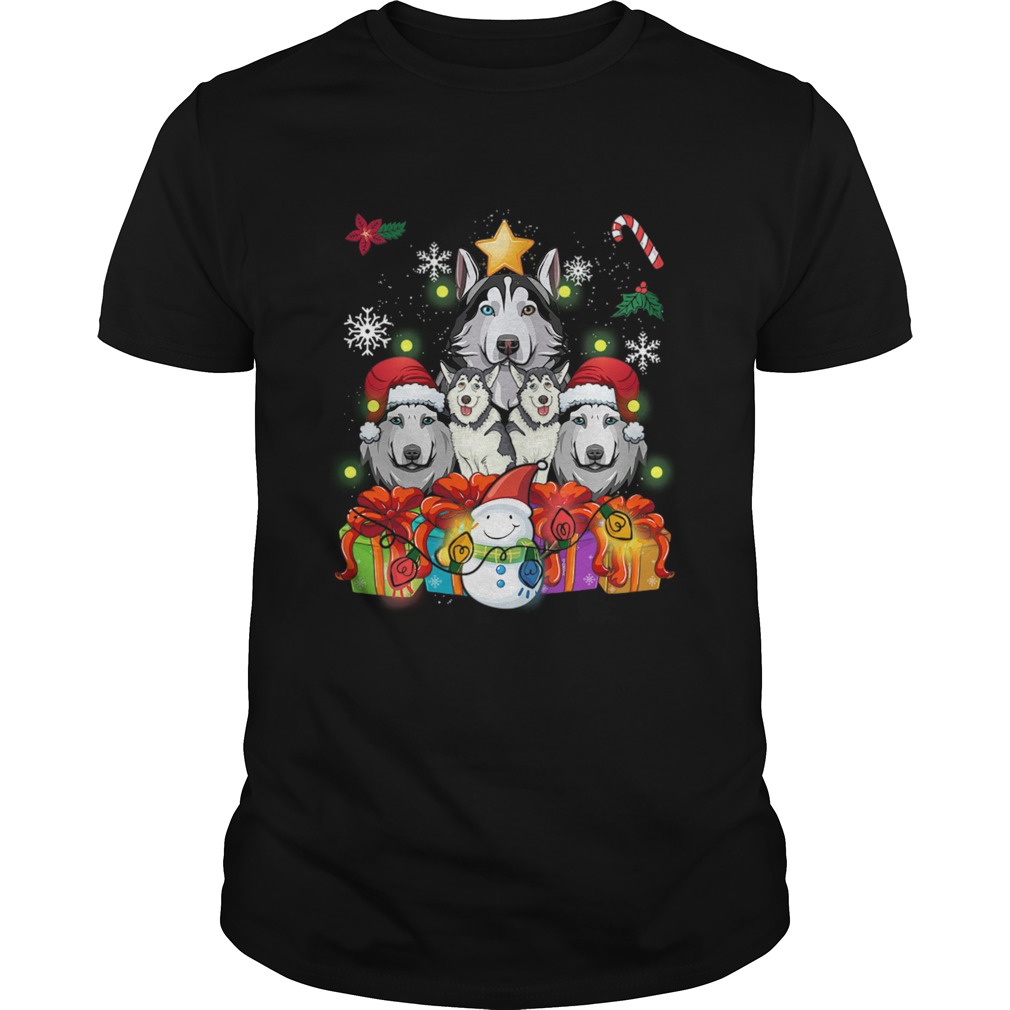 Siberian Husky Christmas Tree Decor Gift Paws Xmas shirt Siberian Husky Christmas Tree Decor Gift Paws Xmas shirt