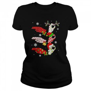 Sign Language Santa Merry Christmas shirt