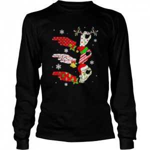 Sign Language Santa Merry Christmas shirt 3