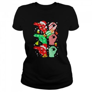 Sign Language Tree 2021 Christmas shirt