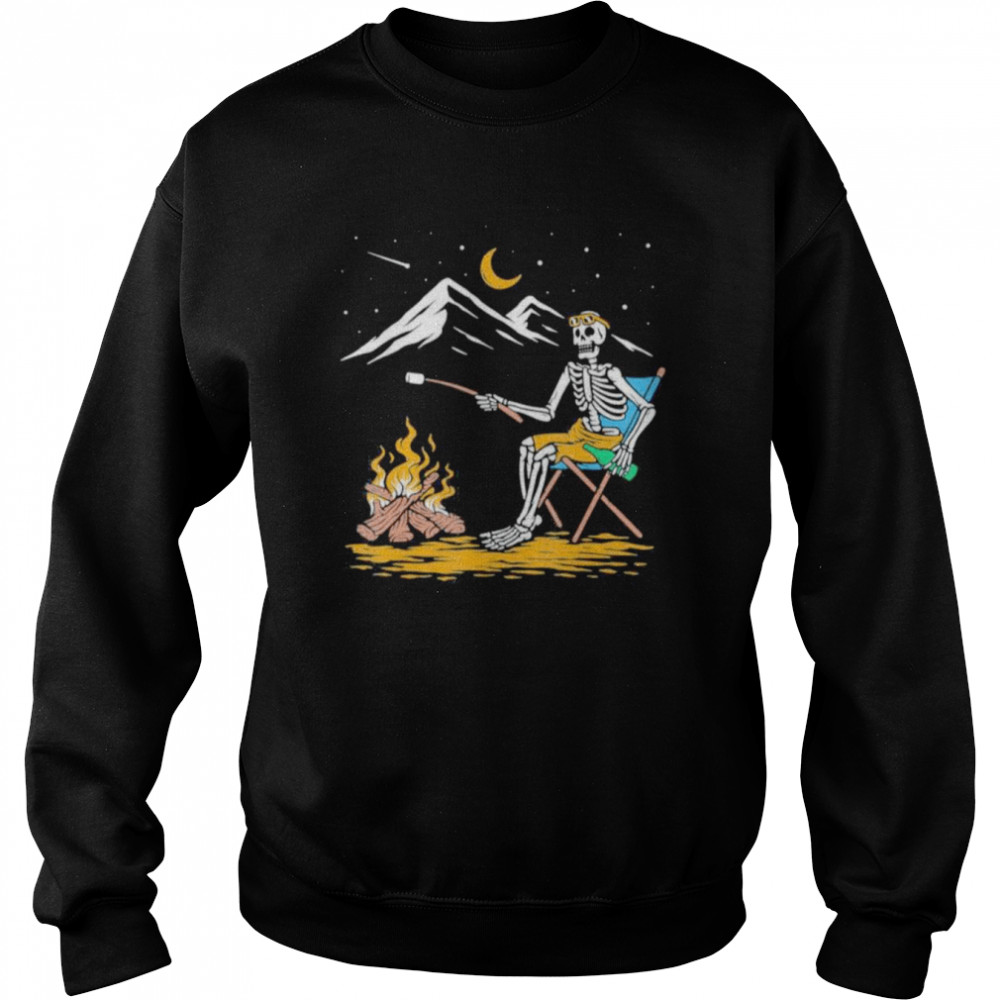 Skeleton Camping Lazy Halloween Costume Skul Camp Camper Shirt Skeleton Camping Lazy Halloween Costume Skul Camp Camper Shirt