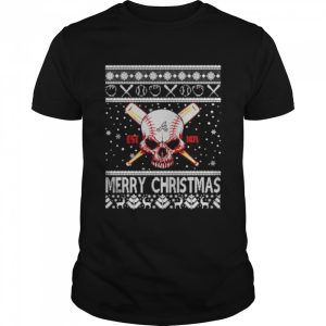 Skull Atlanta Braves Est 1871 Merry Christmas shirt