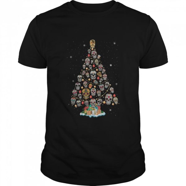 Skull Christmas tree shirt