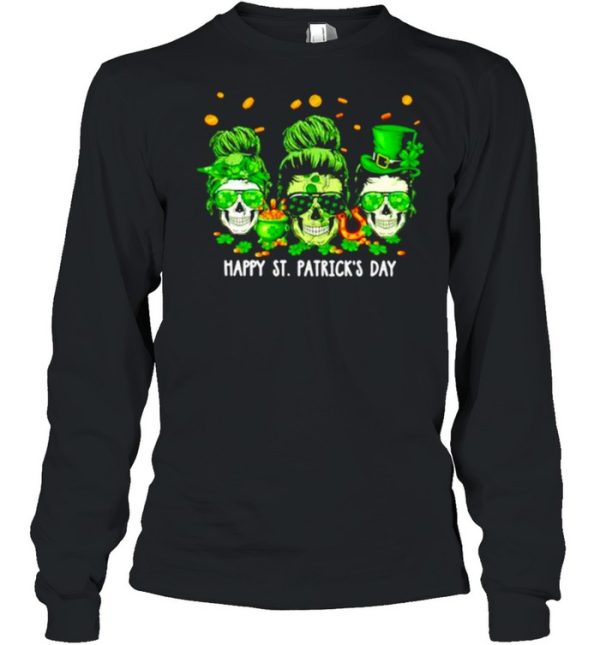 Skull Happy St Patricks Day shirt