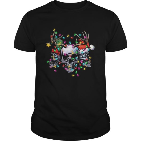 Skulls Merry Christmas shirt