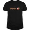 Sloth Reindeer Santa Face Palm Christmas shirt
