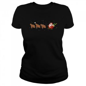 Sloth Reindeer Santa Face Palm Christmas shirt
