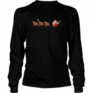 Sloth Reindeer Santa Face Palm Christmas shirt 3