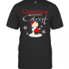 Snoopy And Charlie Brown Christmas Begins With Christ T-Shirt