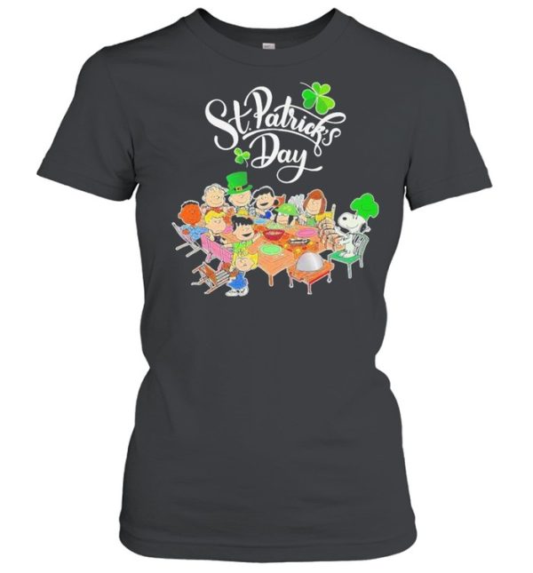 Snoopy And Friends Party Happy St Patrick’s Day Shirt