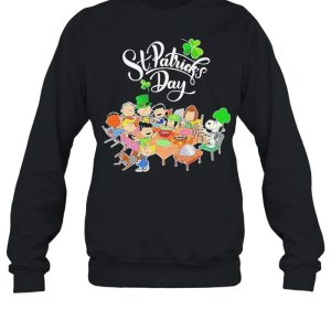 Snoopy And Friends Party Happy St Patrick's Day Shirt 4