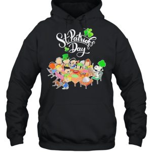 Snoopy And Friends Party Happy St Patrick's Day Shirt 5