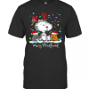 Snoopy Cat Merry Fluffmas Christmas T-Shirt