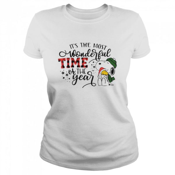 Snoopy Christmas It’s The Most Wonderful Time Of The Year T shirt