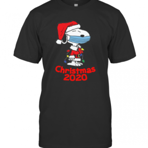 Snoopy Face Mask Christmas 2020 T-Shirt