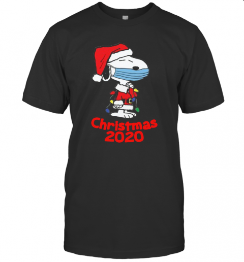 Snoopy Face Mask Christmas 2020 T-Shirt Snoopy Face Mask Christmas 2020 T-Shirt