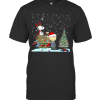 Snoopy Santa Charlie Brown And Woodstock Christmas T-Shirt