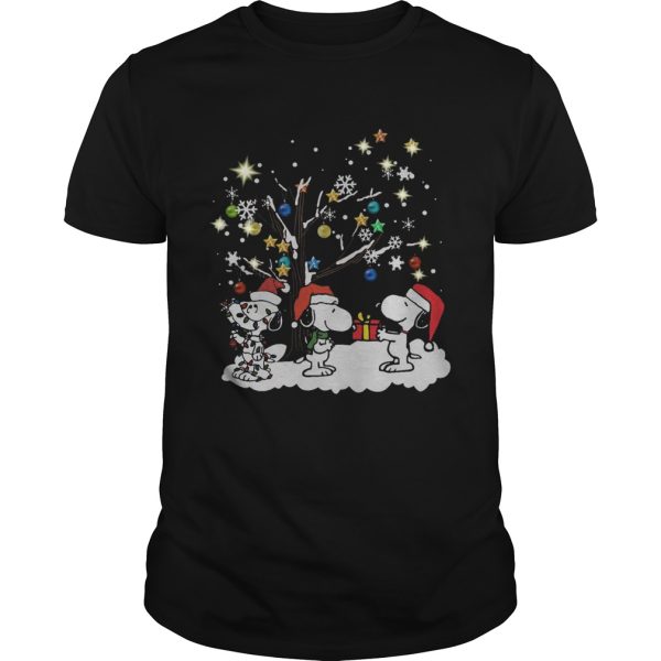 Snoopy Santa Happy Light Christmas 2020 shirt