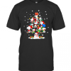 Snoopy Snowman Christmas Tree T-Shirt