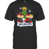 Snoopy The Peanuts Arizona Wildcats Christmas T-Shirt