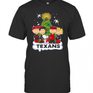 Snoopy The Peanuts Houston Texans Christmas T-Shirt