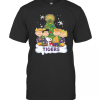 Snoopy The Peanuts LSU Tigers Christmas T-Shirt