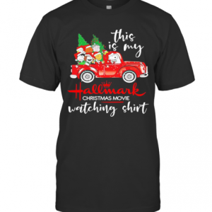 Snoopy This Is My Hallmark Christmas Movie Watching T-Shirt