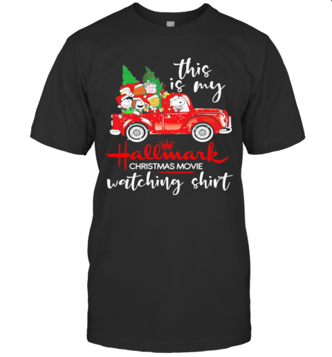 Snoopy This Is My Hallmark Christmas Movie Watching T-Shirt Snoopy This Is My Hallmark Christmas Movie Watching T-Shirt