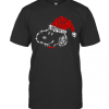 Snoopy Wear Santa Hat Sparkling Diamond Christmas T-Shirt