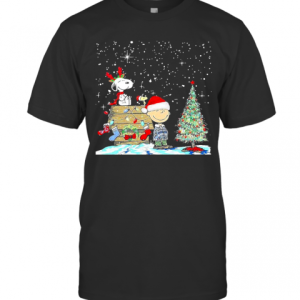 Snoopy Woodstock And Charlie Brown Christmas T-Shirt