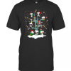 Snoopy Woodstock Christmas Tree Lights T-Shirt
