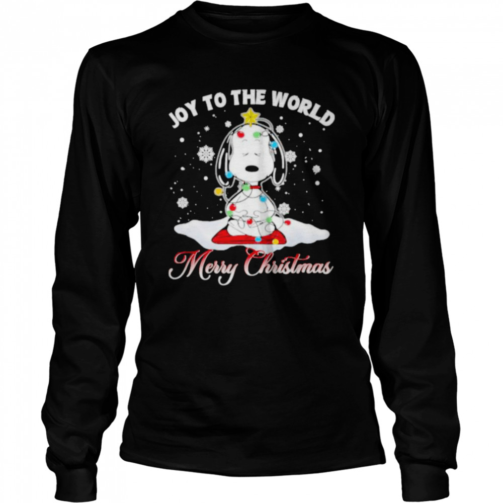Snoopy Yoga Joy to the world Merry Christmas shirt Snoopy Yoga Joy to the world Merry Christmas shirt