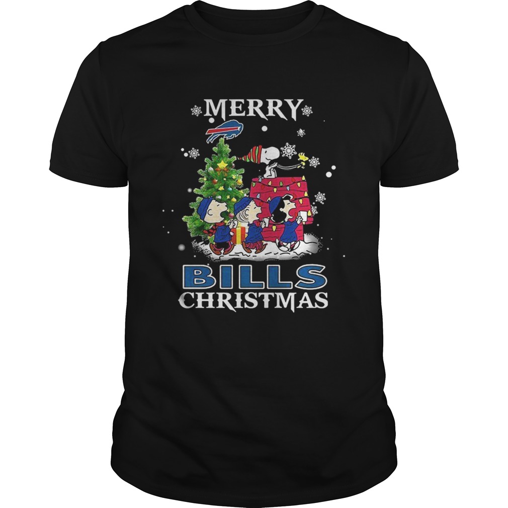 Snoopy merry Buffalo Bills Christmas shirt Snoopy merry Buffalo Bills Christmas shirt