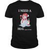 Snowman I Need A Huge Glass Of Wine Christmas shirt