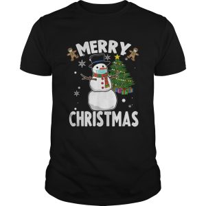 Snowman Wearing Mask Christmas 2020 shirt