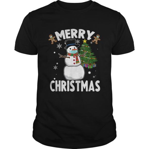 Snowman Wearing Mask Christmas 2020 shirt