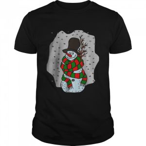 Snowman Winter Costume Snowwomen Snowperson T-Shirt