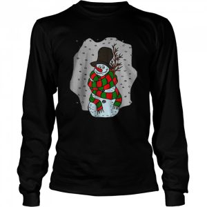 Snowman Winter Costume Snowwomen Snowperson T Shirt 3