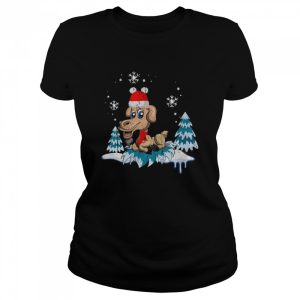 Snowy Winter Farm Animal Farmer Cute Goat Christmas Sweater Shirt