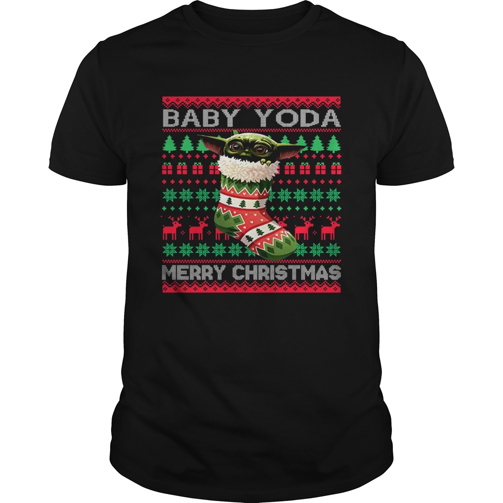 Socks Baby Yoda Merry Christmas Ugly Christmas shirt Socks Baby Yoda Merry Christmas Ugly Christmas shirt