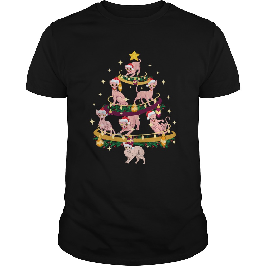 Sphynx Christmas Tree Cat Owner shirt Sphynx Christmas Tree Cat Owner shirt