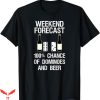 Spots On Dice And Dominoes T-Shirt Weekend Forecast Trending
