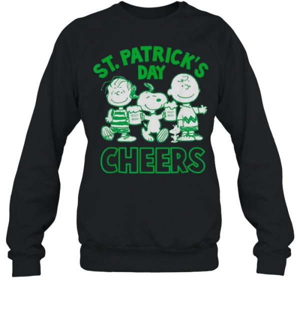 St Patricks Day Cheers Snoopy Charlie shirt