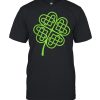 St Patricks Day Lucky Four Leaf Clover Celtic Knot shirt