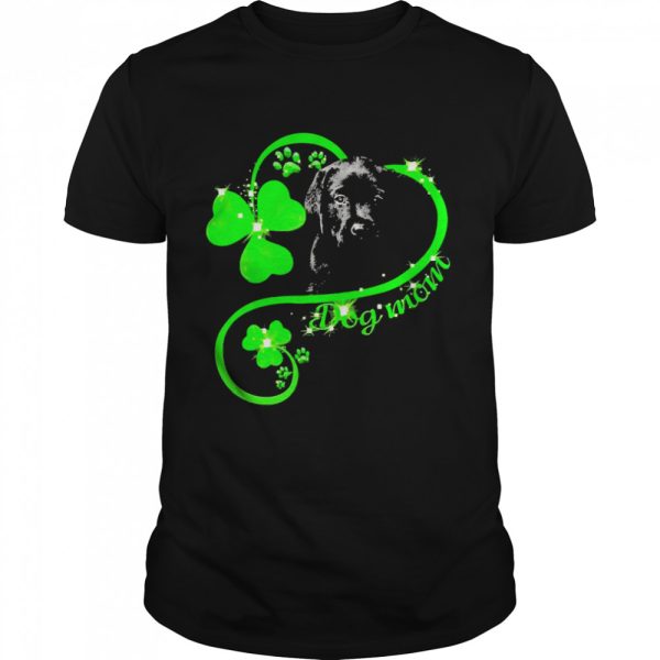 St Patricks Day Lucky Mom Black Labrador Pup Shirt