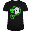 St Patricks Day Lucky Mom White Labrador Shirt